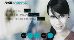 Desktop Screenshot of angiearsenault.com